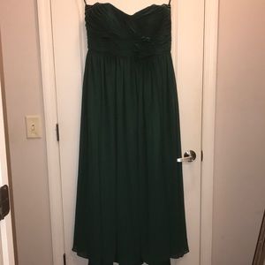 Bari Jay emerald green bridesmaid or formal gown